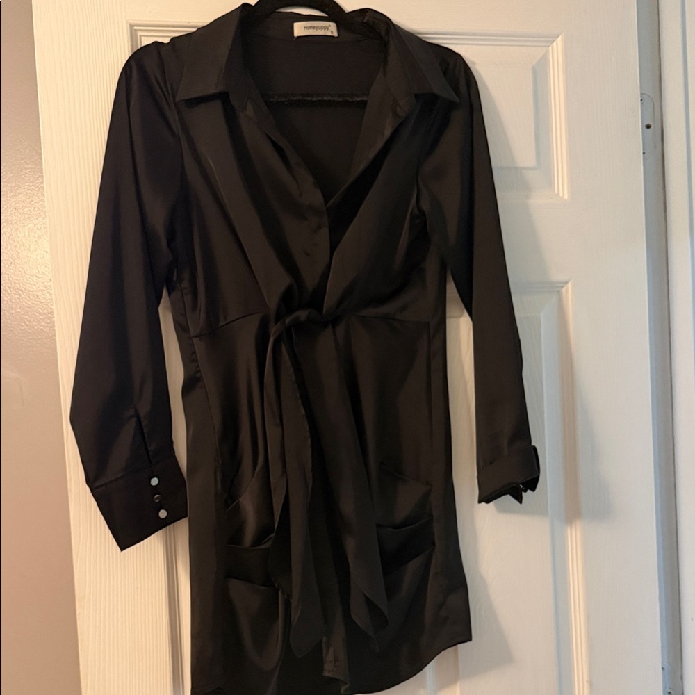 Chic Black Long Sleeve Dress